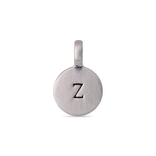 Pilgrim CHARM coin vedhæng Z, sølvbelagt