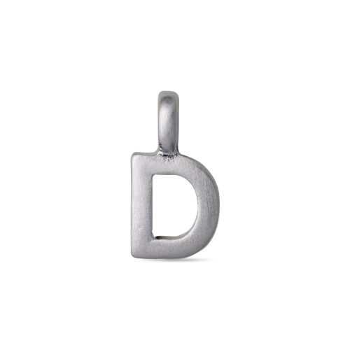 Pilgrim CHARM D vedhæng, sølvbelagt