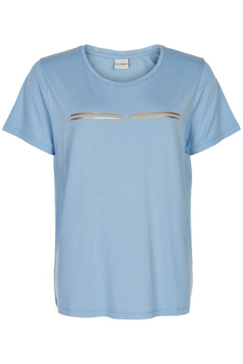 IN FRONT T-SHIRT 14749 505 (Light Blue 505, L)