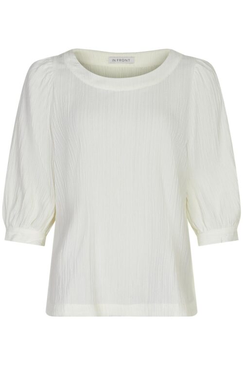 IN FRONT FANNY BLUSE 14946 010 (White 010, M)