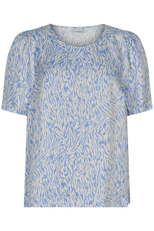 IN FRONT SHONA BLUSE 14963 505 (Light Blue 505, L)
