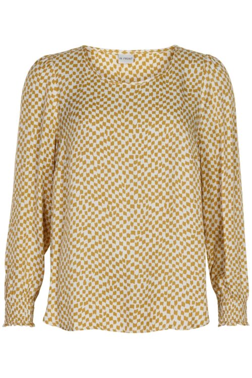 IN FRONT MAGGIE BLUSE 14975 708 (Yellow 708, S)