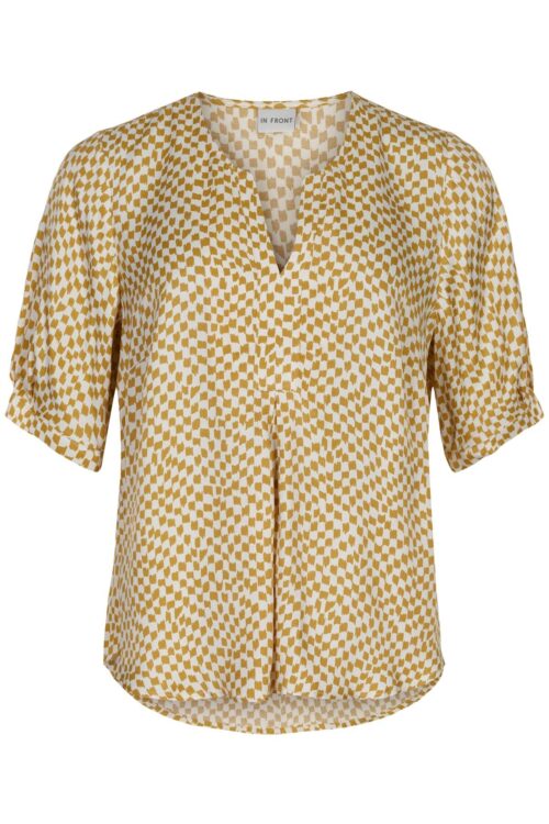 IN FRONT MAGGIE BLUSE 14976 708 (Yellow 708, M)