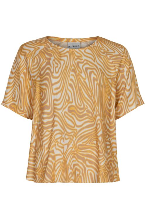 IN FRONT MILES BLUSE 14971 708 (Yellow 708, S)