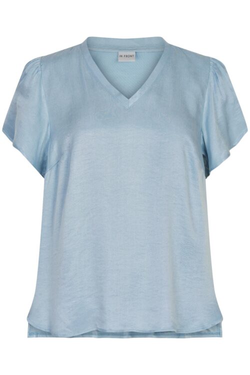 IN FRONT SMILLA BLUSE 14932 505 (Light Blue 505, L)