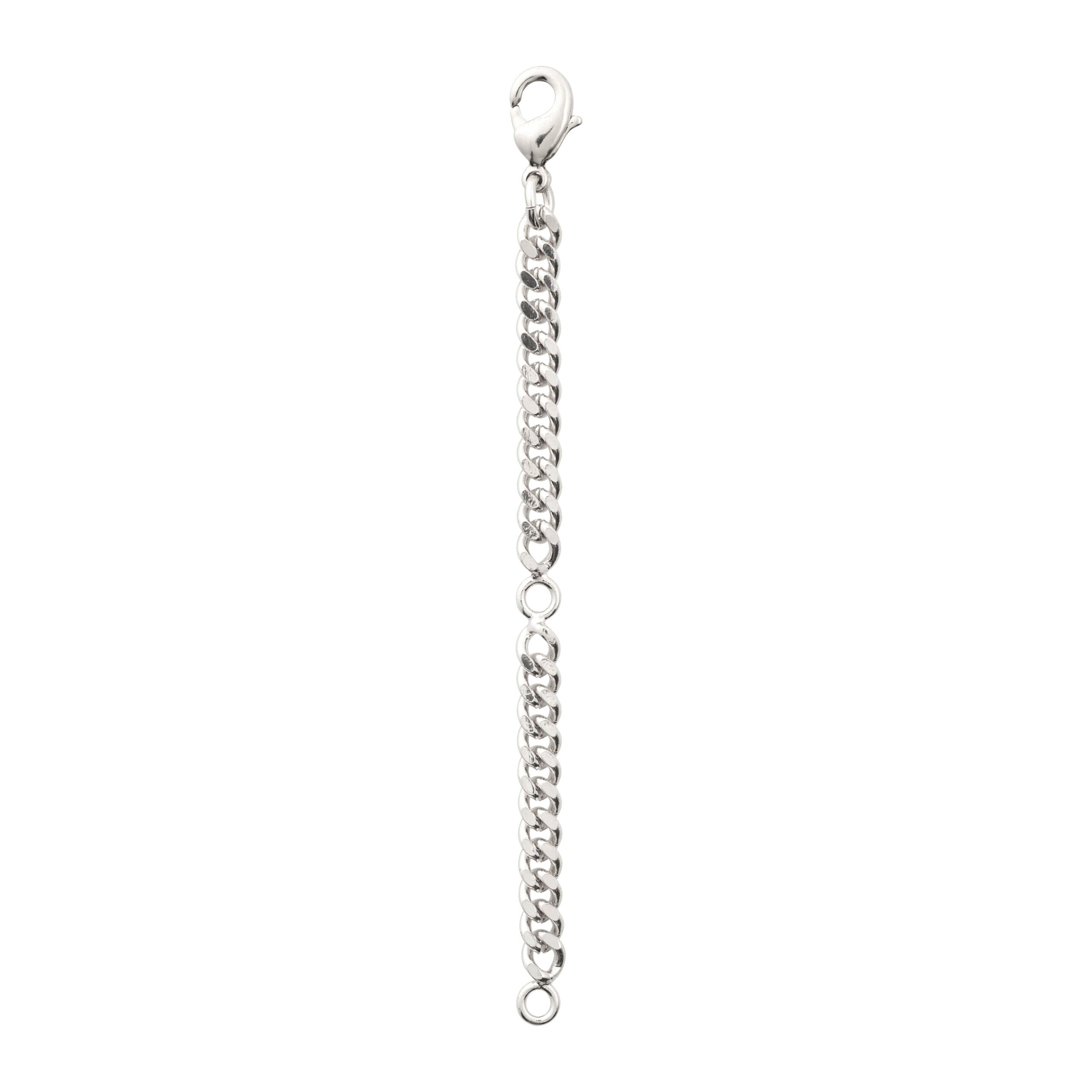 Pilgrim FORLÆNGERKÆDE, 9 cm, sølvbelagt
