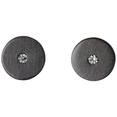 Pilgrim BELLA krystal ørestikker hæmatitfarvet