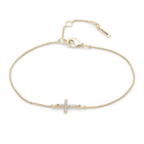 Pilgrim Armbånd : Clara : Guldbelagt : Krystal