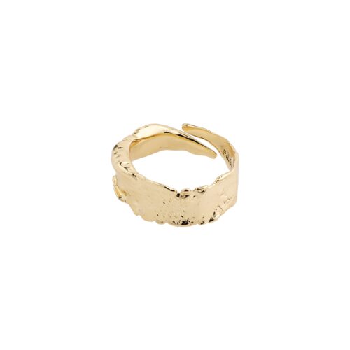 Pilgrim BATHILDA rustik ring guldbelagt
