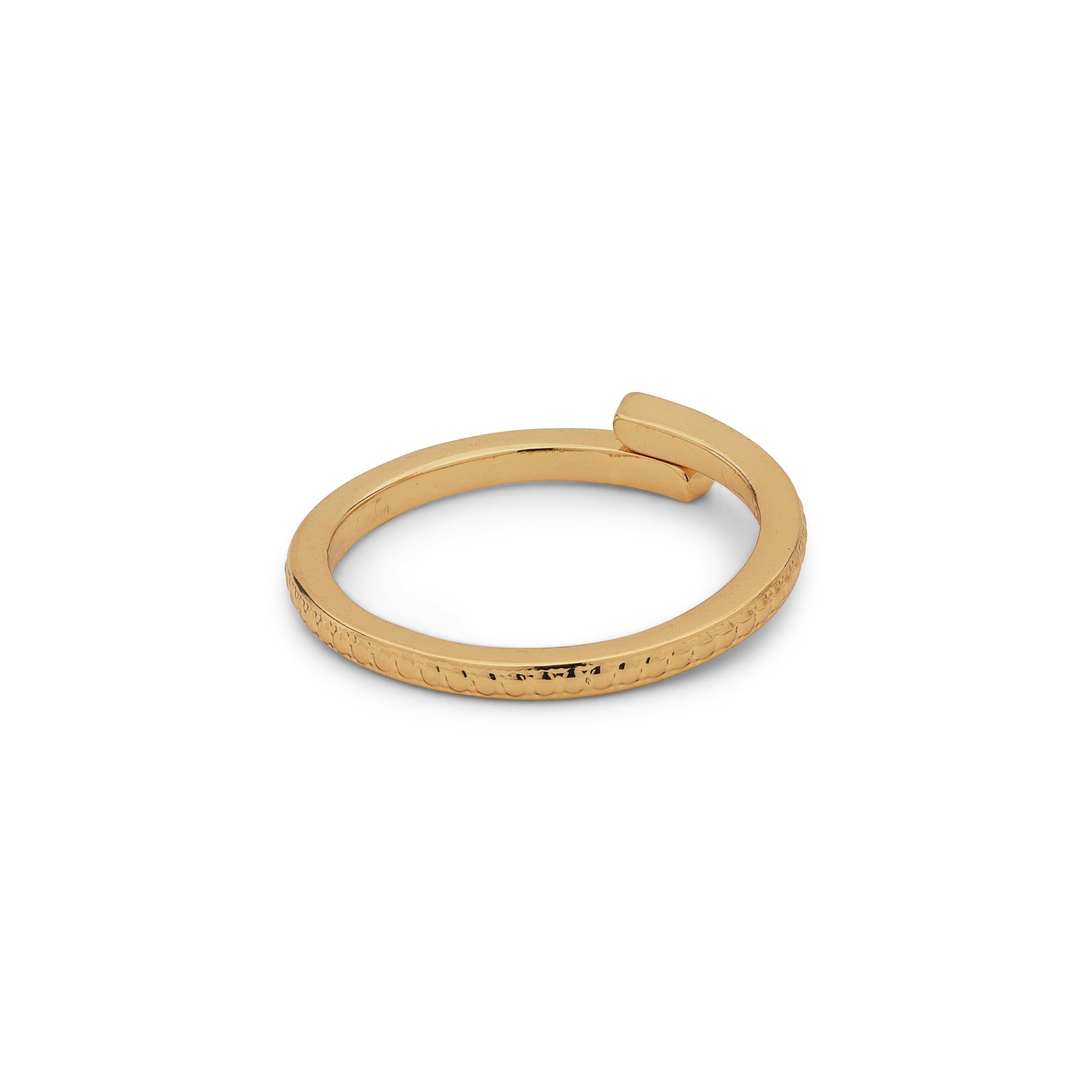 Pilgrim LULU stack ring guldbelagt