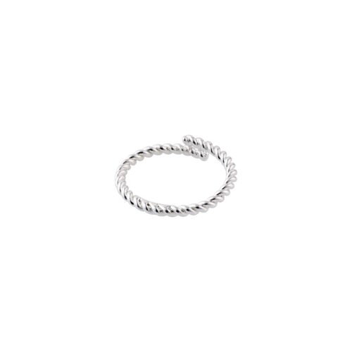 Pilgrim LULU twirl stack ring sølvbelagt