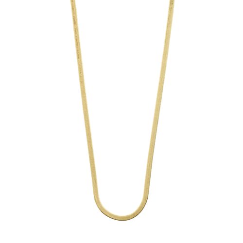 Pilgrim JOANNA flat snake chain halskæde guldbelagt