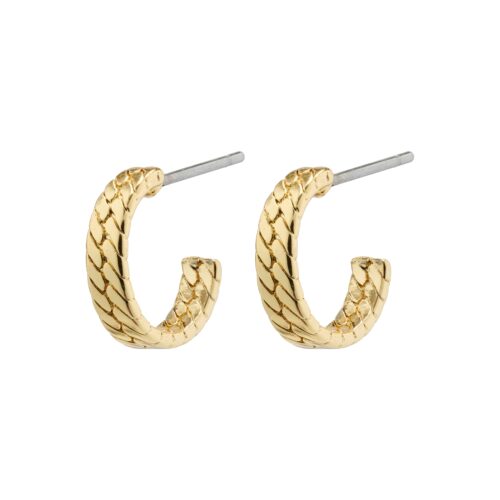 Pilgrim JOANNA snake chain hoop øreringe guldbelagt