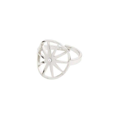 Pilgrim Ring : Kaylee : Sølvbelagt : Krystal