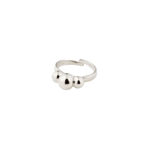Pilgrim ERNA globe deco ring sølvbelagt