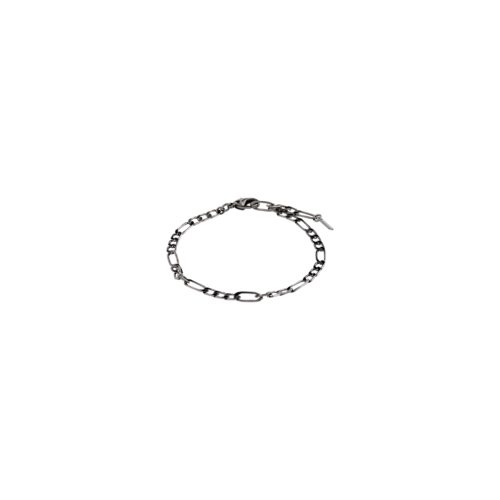Pilgrim DALE open curb chain armbånd hæmatit-farvet