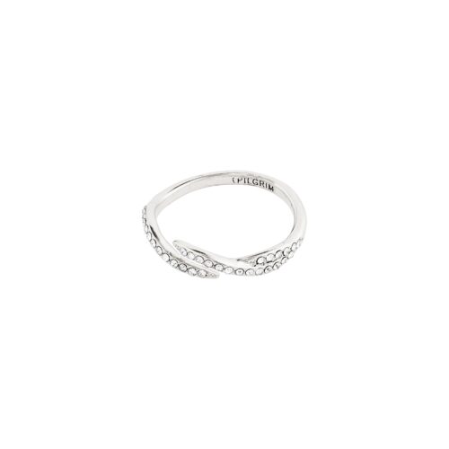 Pilgrim Ring : Katherine : Sølvbelagt : Krystal