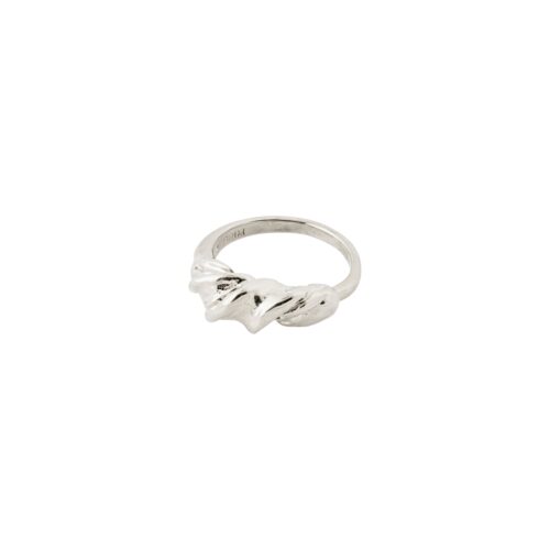 Pilgrim LIZA snoet deco ring sølvbelagt