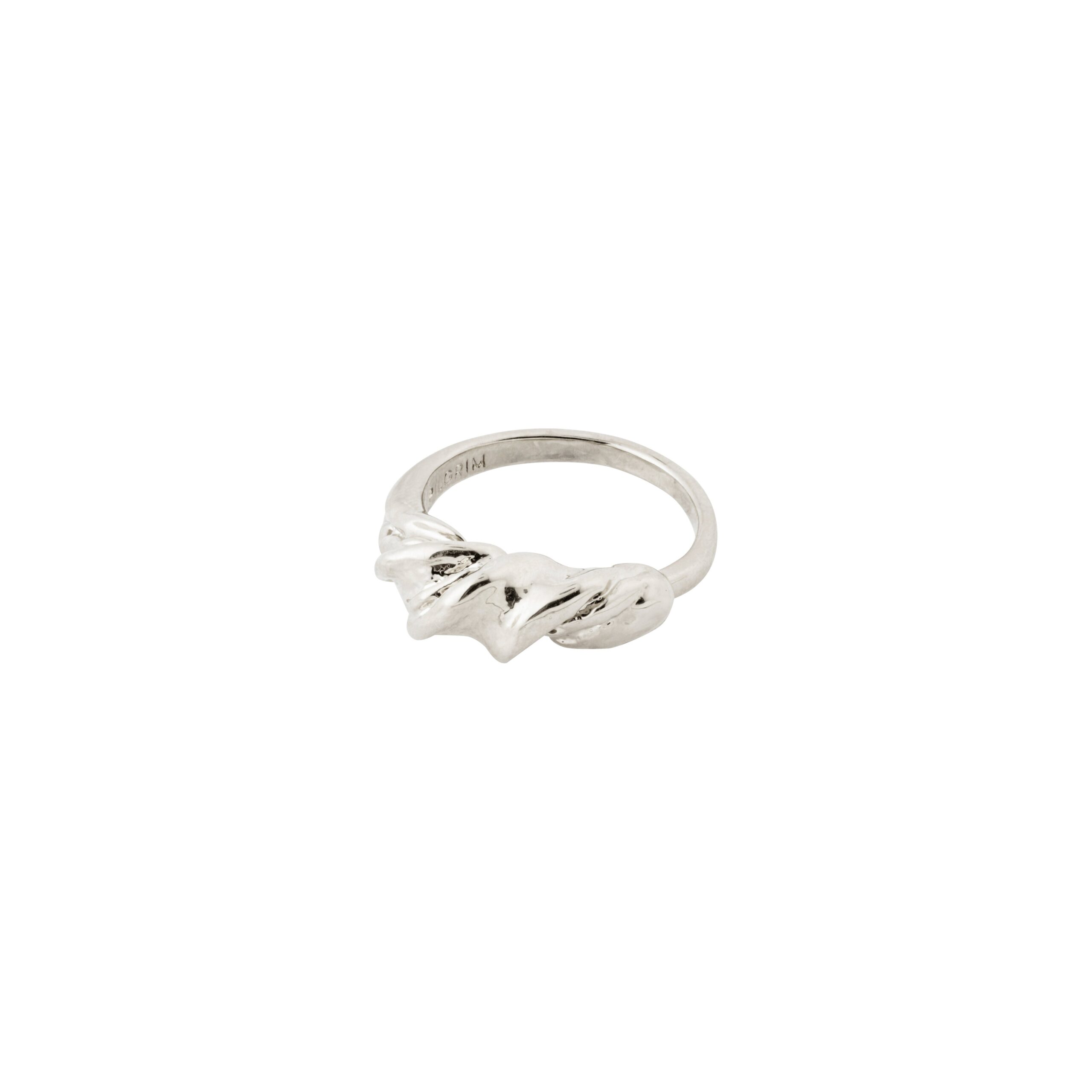 Pilgrim LIZA snoet deco ring sølvbelagt