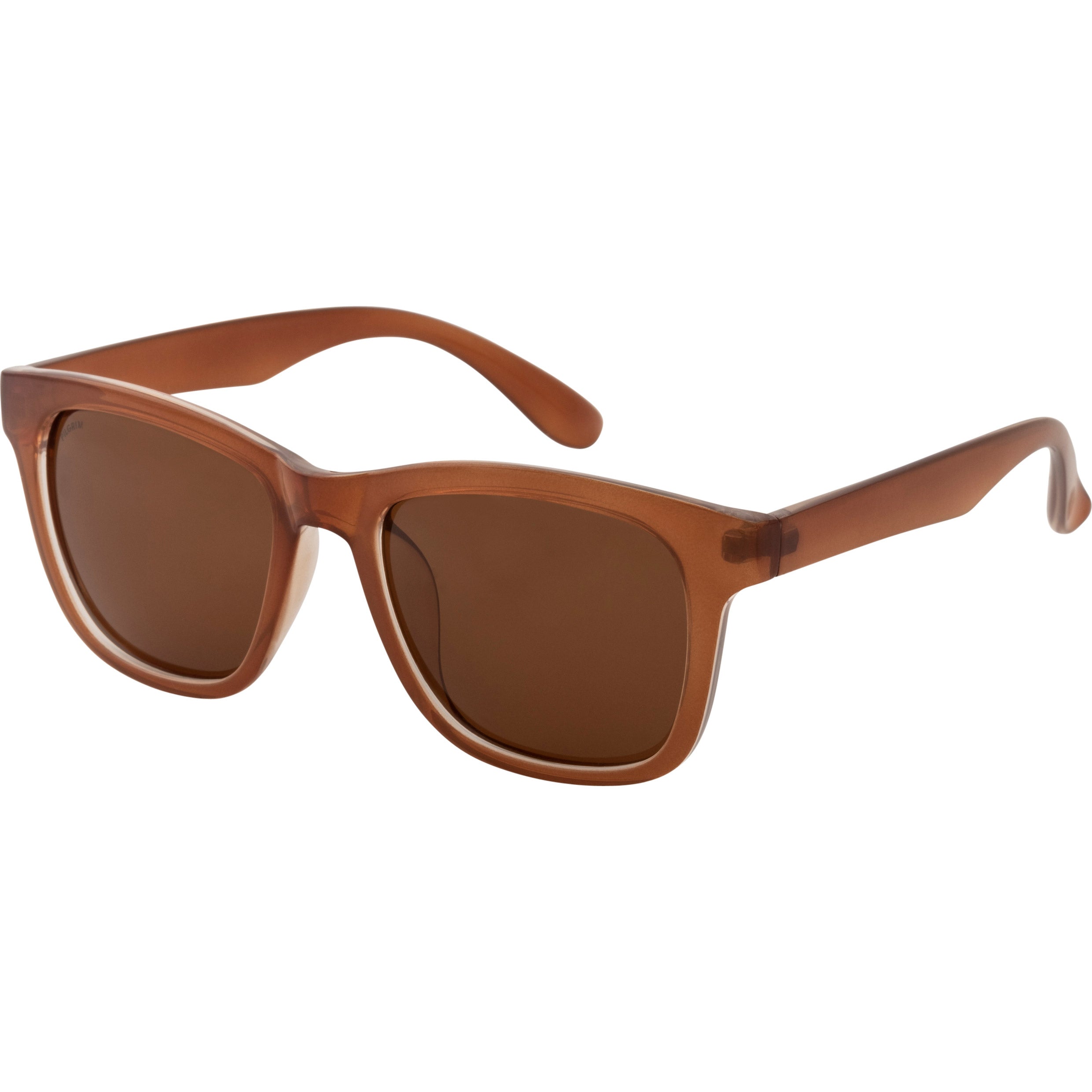Pilgrim NOVA retro style solbriller brun