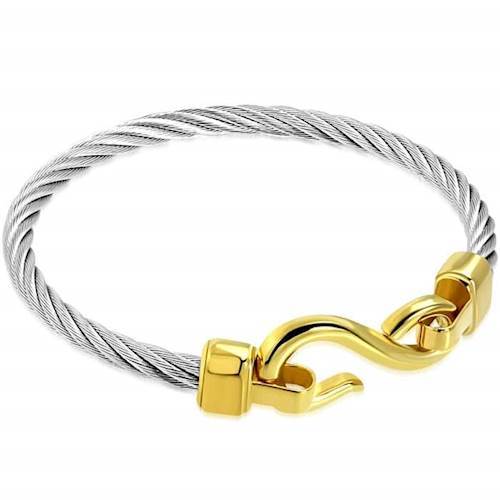 Wire armbånd forgyldt