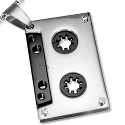 Flot herre halssmykke "Tape" Retro