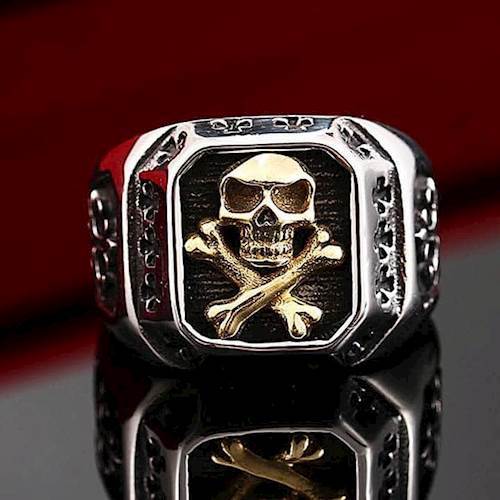 Golden skull for mænd