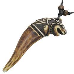Halssmykke "Tripal" Bone