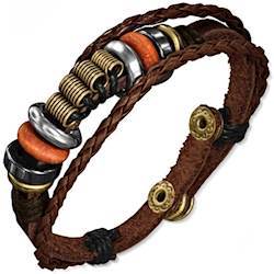 Læderarmbånd "Boomer"
