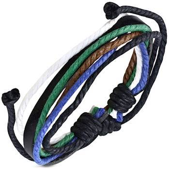 Bomulds armbånd.