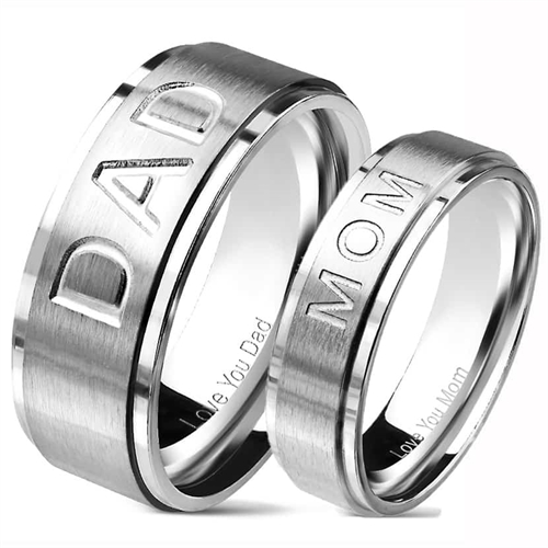 Mom & Dad ring.