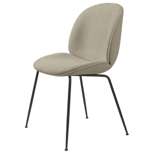 GUBI Beetle Spisebordsstol Polstret Light Bouclé 008