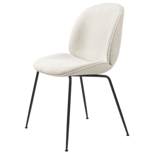 GUBI Beetle Spisebordsstol Polstret Light Bouclé 001