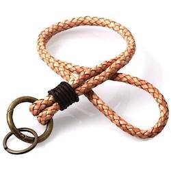 Keyhanger i 8mm læder "80cm"