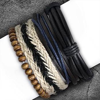 Fashionarmbånd x 4