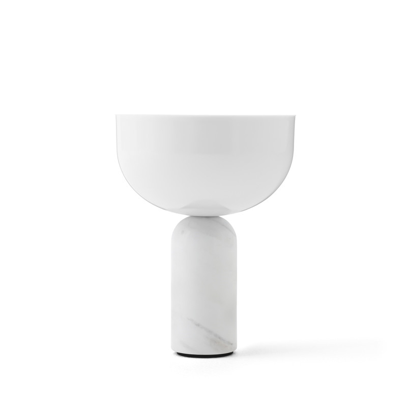 New Works Kizu Portable Bordlampe Hvid Marmor