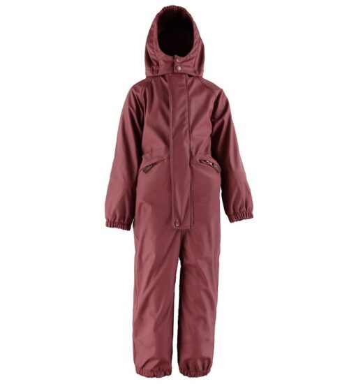 ByLindgren Regndragt m. Fleece - Gefion - Dark Blush Flower