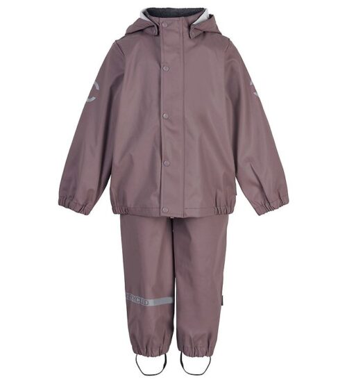 Mikk-Line Regntøj m. Seler - PU - Twilight Mauve