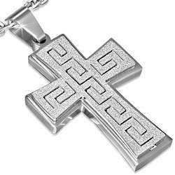 Halskæde "Glitter Cross"