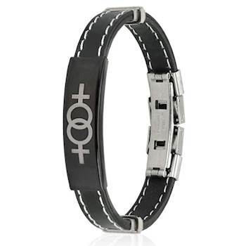 Læderarmbånd "Pride"
