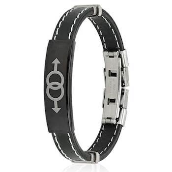 Læderarmbånd "Pride"