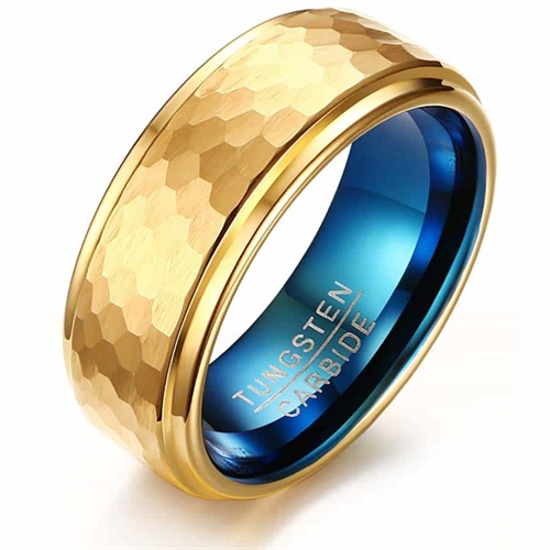 Duetone tungsten carbide ring