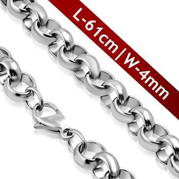 Lækker kæde 3 mm (60 cm)