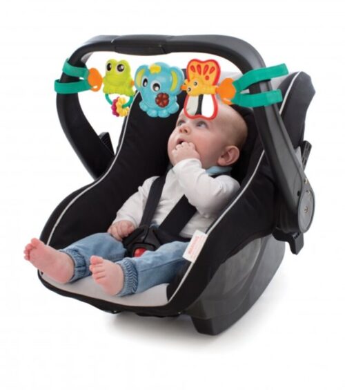 Playgro Aktivitets Leg - Travel Trio Musical Pram