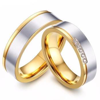 Forlovelsesring "Style" Forgyldt