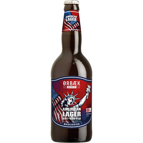 American Lager øl 4,8% alc. vol Ø
