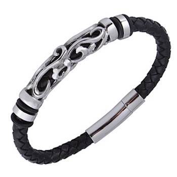 Læderarmbånd "Craw"