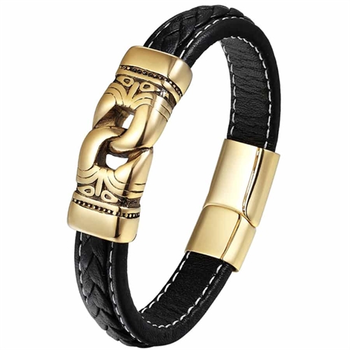 Sparkz Gold Armbånd Imt. læder