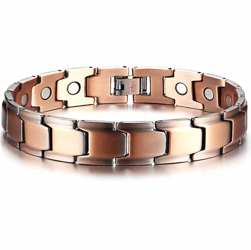 Messing armbånd med magneter "Brass"