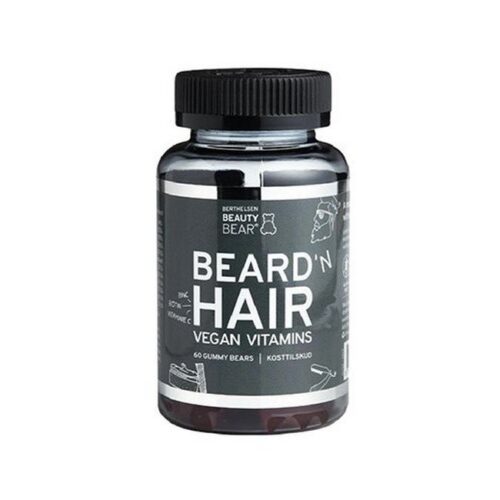 Beauty Bear Vitamins - Beard n Hair Vitamins - 60 Vingummier
